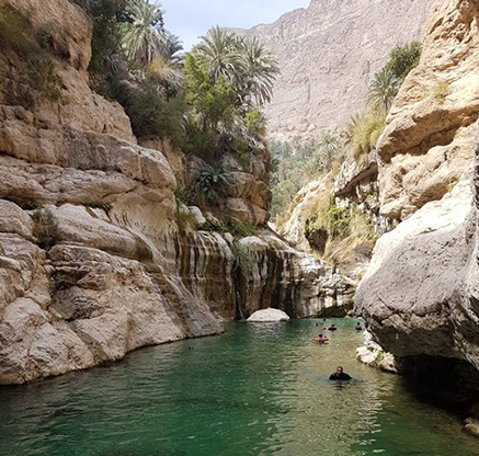Wadi MibamCanyonning